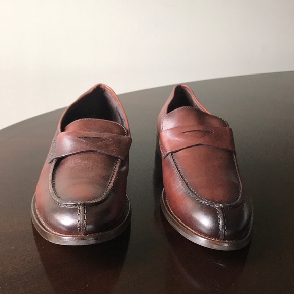 Tasso Elba Brown Men’s Size 9.5M Slip On Loafers - Picture 3 of 8